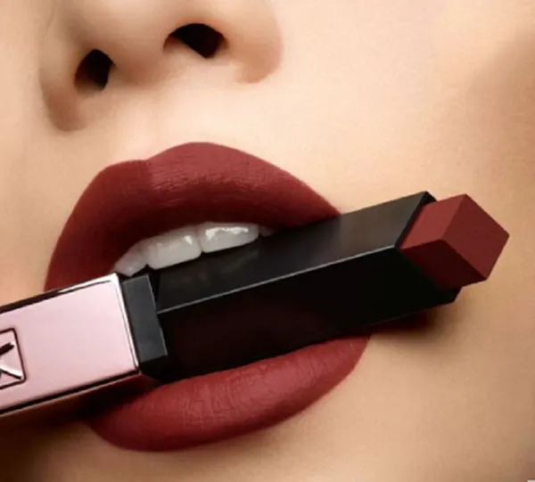 Son Yves Saint Laurent YSL Rouge Pur Couture The Slim Glow Matte 205 Secret Rosewood Màu Đỏ Mận (trendy )