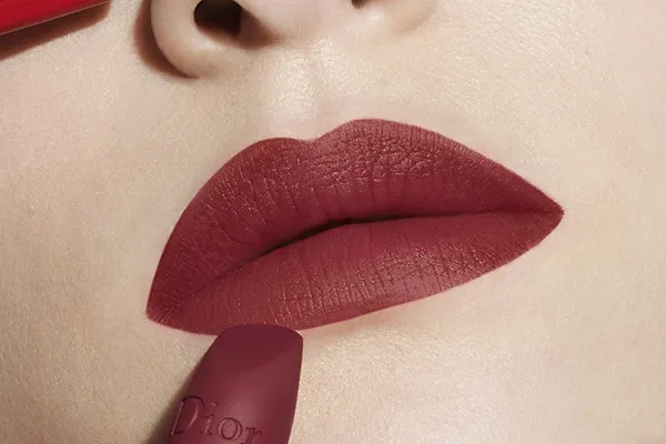 Son Dior Rouge New Matte 964 Ambitious Màu Đỏ Mận