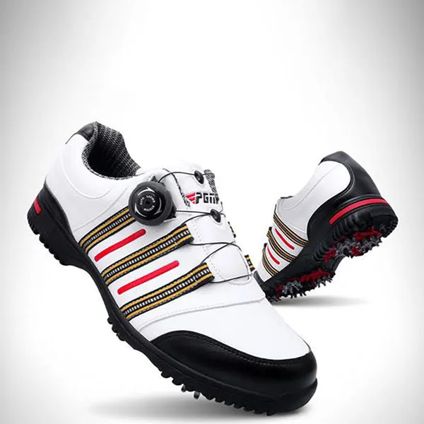 Giày Golf Nam PGM Golf Classic Cleats XZ019 Màu Trắng Đen - Giày - Vua Hàng Hiệu