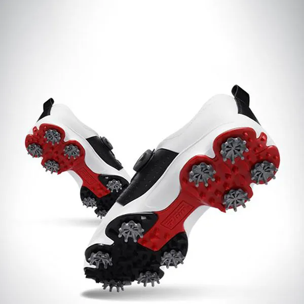 Giày Golf Nam - PGM Men Microfibre Golf Shoes - XZ097 Màu Đen Trắng - Giày - Vua Hàng Hiệu