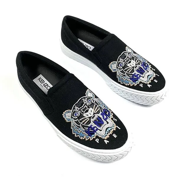 Giày Kenzo K-Skate Tiger Slip On Sneakers Black Màu Đen Size 41 - Giày - Vua Hàng Hiệu