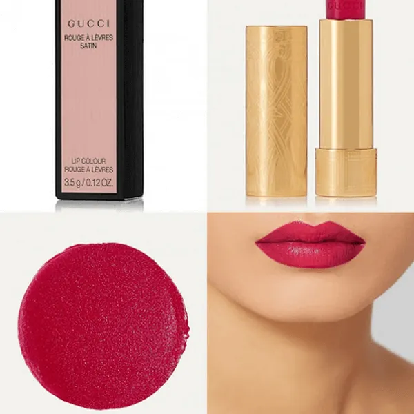Son Gucci Rouge À Lèvres Satin Lipstick 403 Love Before Breakfast Màu Hồng Việt Quất