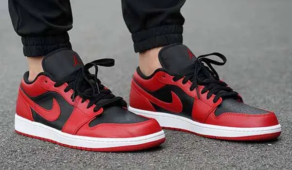 Giày Thể Thao Nike Air Ordan 1 Low Reverse Bred Màu Đỏ - Giày - Vua Hàng Hiệu