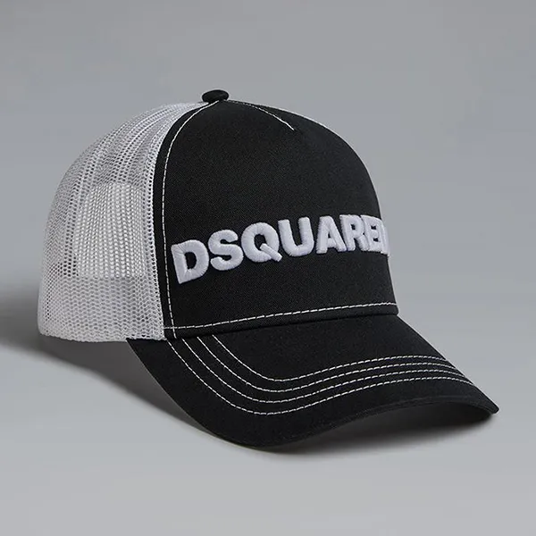 Mũ Dsquared2 Embroidered Baseball Cap Màu Đen - Trắng - Mũ nón - Vua Hàng Hiệu