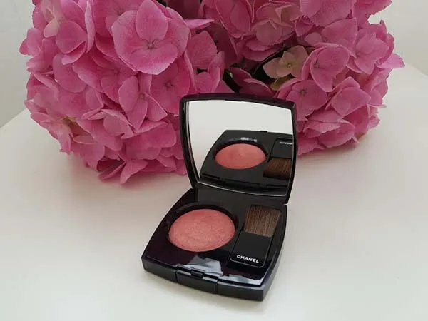 Chanel JOUES CONTRASTE powder blush 55 in love 4gr  eBay