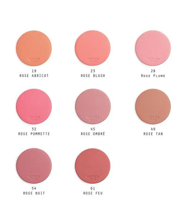 Phấn Má Hồng Hermès Silky Blushes - 28 Rose Plume Màu Hồng Nhạt 6g - Trang điểm - Vua Hàng Hiệu