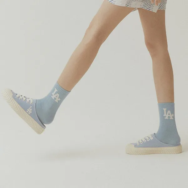 Giày MLB Playball Origin Mule La Dodgers Sky Blue Màu Xanh Blue