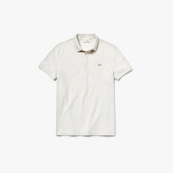 Áo Lacoste Men's Lacoste Paris Polo Shirt Regular Fit Stretch Cotton Pique Màu Xám