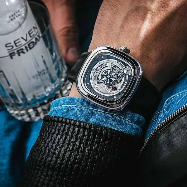 Đồng Hồ Nam SevenFriday S-Series Rhodium Dial Automatic Men's Watch S1/01 - Đồng hồ - Vua Hàng Hiệu