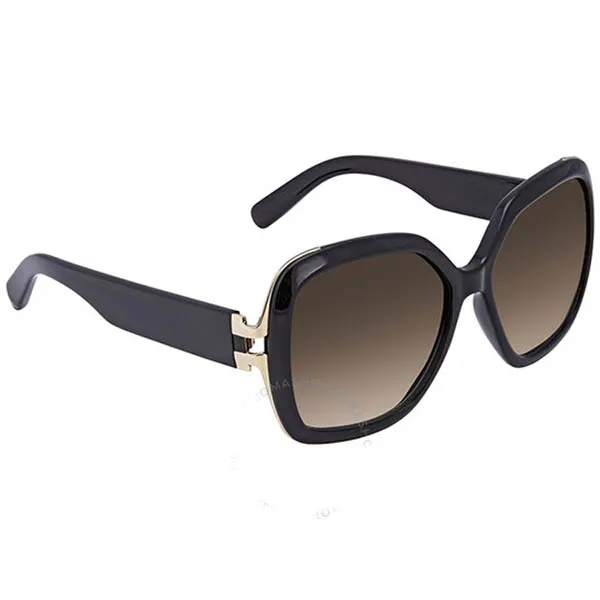 Kính Mát Salvatore Ferragamo Brown Gradient Square Sunglasses SF781S 001 56 Màu Đen - Kính mắt - Vua Hàng Hiệu
