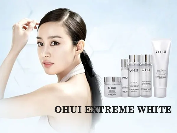 Bộ Sản Phẩm Dưỡng Trắng Da Ohui Extreme White Miniature Kit 5 Sản Phẩm