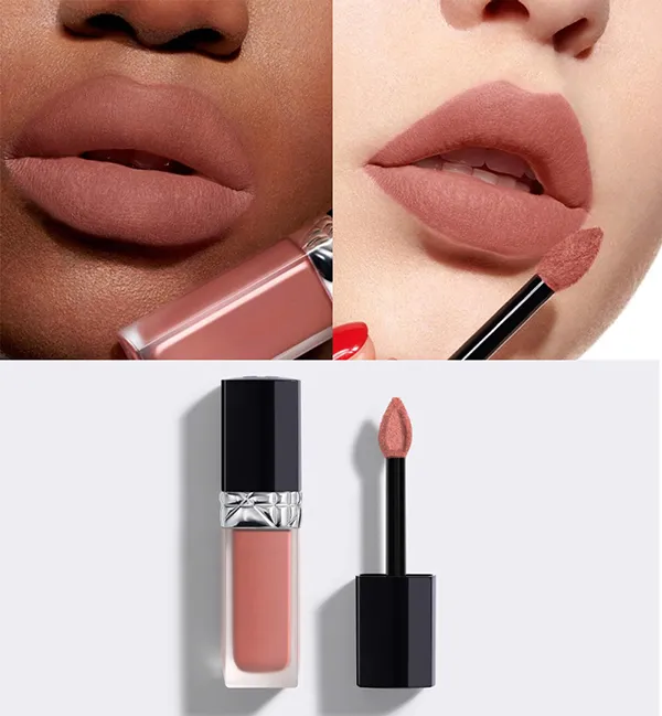 Son Kem Dior Rouge Forever Liquid 100 Forever Nude Màu Hồng Nude - 1