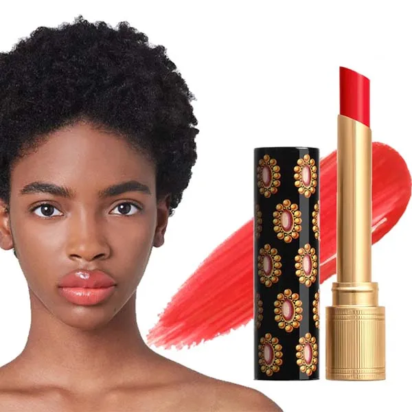 Son Gucci Nude 514 Virginia Scarlett Rouge De Beauté Brillant Màu Cam San Hô