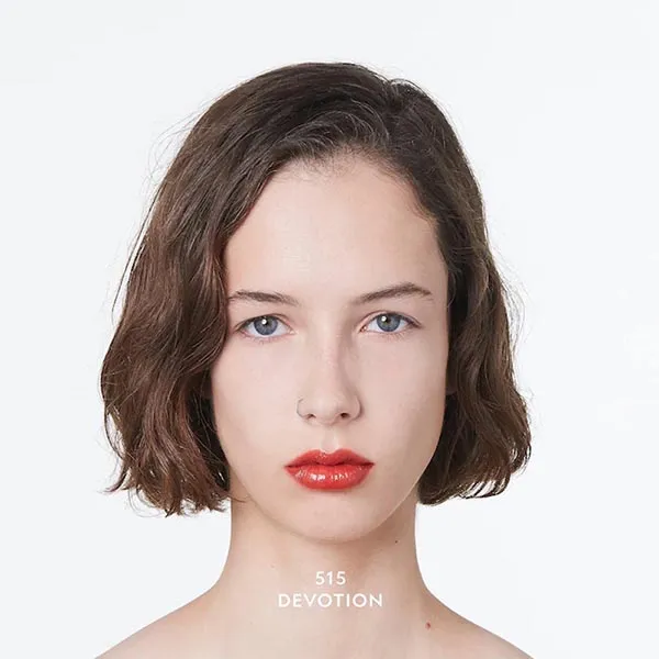 Son Gucci 515 Devotion Rouge De Beauté Brillant Màu Đỏ Gạch - Son Môi - Vua Hàng Hiệu