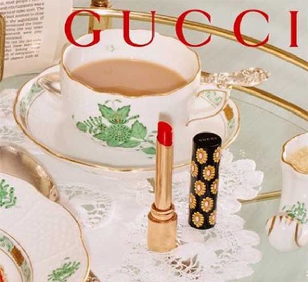 Son Gucci Màu 214 Call It A Day De Beauté Brillant Màu Hồng Mộc Cổ Điển - 1