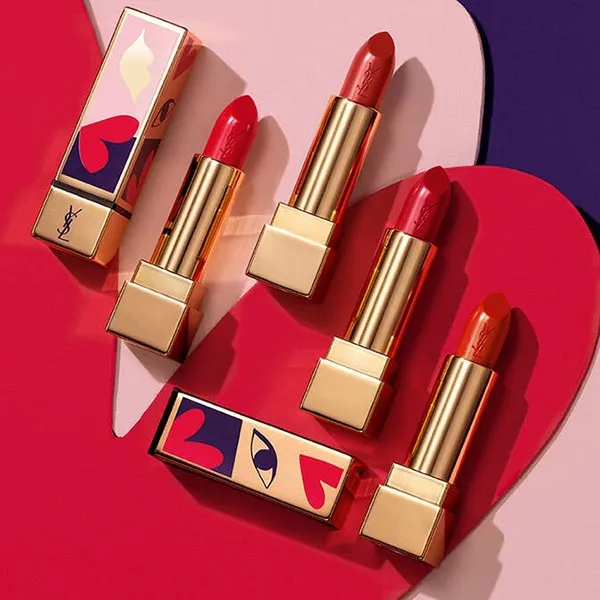 Son Yves Saint Laurent YSL Rouge Pur Couture I Love You So Pop 110 Red Is My Savior Limited Màu Đỏ Cam - Son Môi - Vua Hàng Hiệu