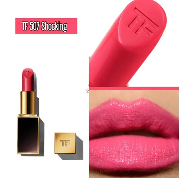 Son Tom Ford Lip Color 507 Shocking Màu Hồng Cánh Sen - Son Môi - Vua Hàng Hiệu