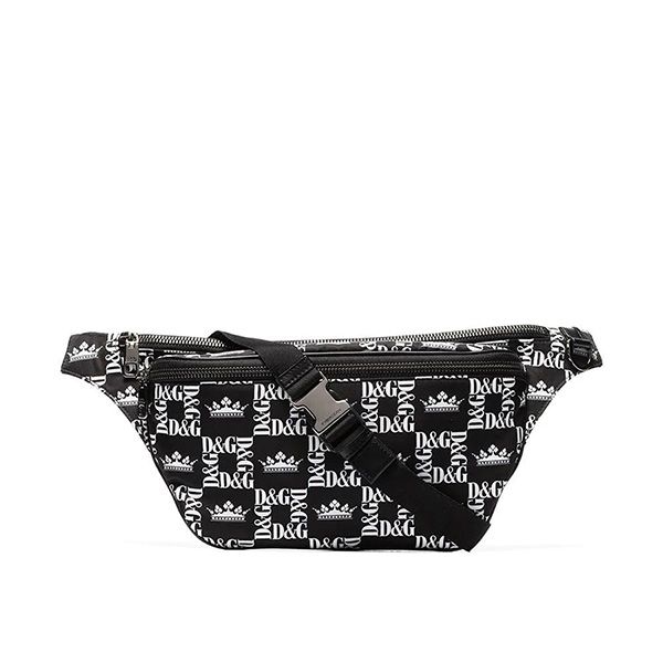 Túi Đeo Hông Nam Dolce & Gabbana D&G Logo-Print Belt Bag Màu Đen - 3