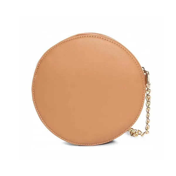 Túi Moschino Woven Gold Studs Shoulder Bag Synthetic Màu Nâu - Túi xách - Vua Hàng Hiệu