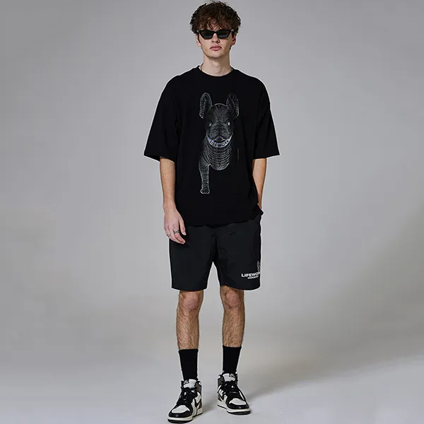 Áo Phông LifeWork Tshirt LW215TS990 Vanta Black Màu Đen Size M