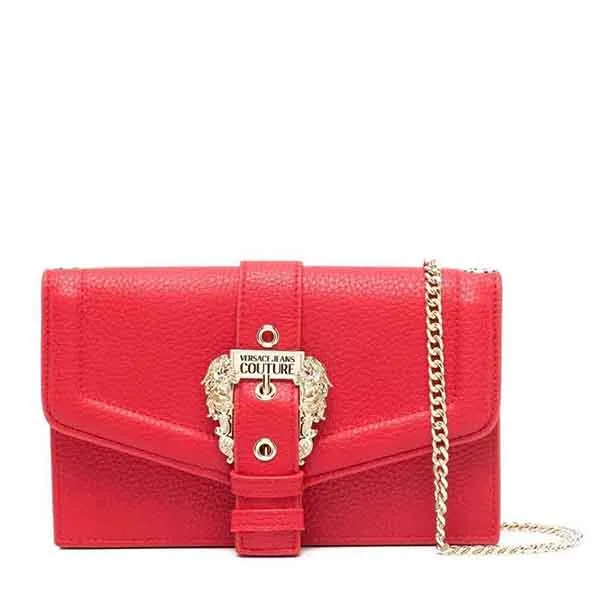 Túi Đeo Chéo Versace Jeans Couture Buckle-Fastening Shoulder Bag Màu Đỏ