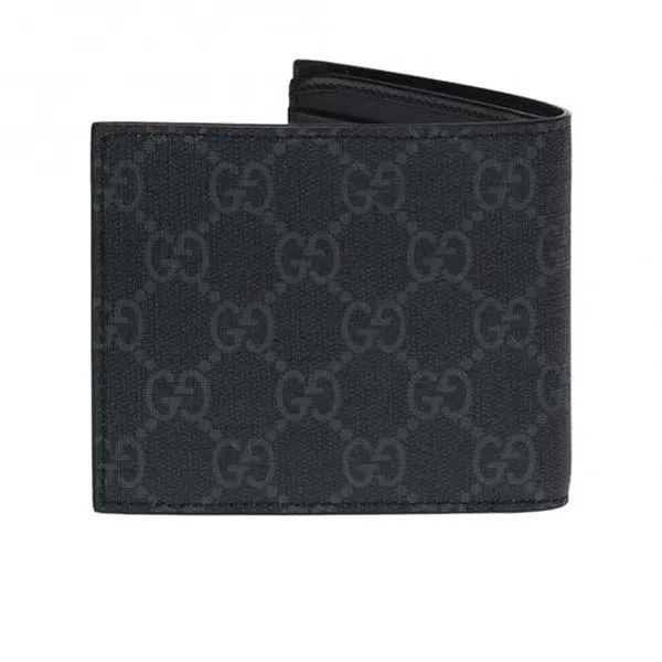 Ví Gucci Supreme Wallet With Wolf DS Màu Đen