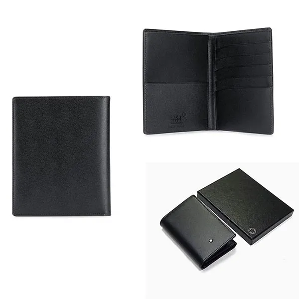 Ví Montblanc Calskin Black Wallet Màu Đen - Túi xách - Vua Hàng Hiệu