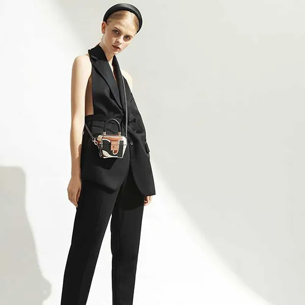 Túi Nữ Mini Charles & Keith CNK Croc-Effect Mini Sculptural Bag Nhiều Màu