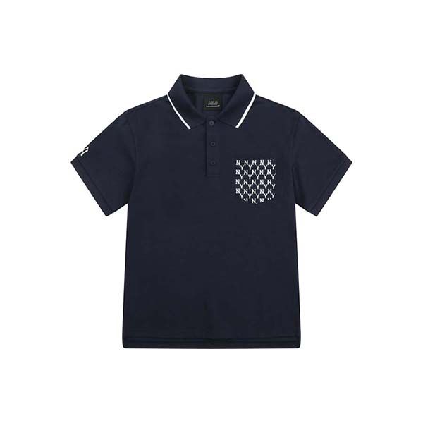 Áo Phông MLB Monogram Pocket Collar Short Sleeve T-shirt New York Yankees 31TSQN131-50N Size L - 2