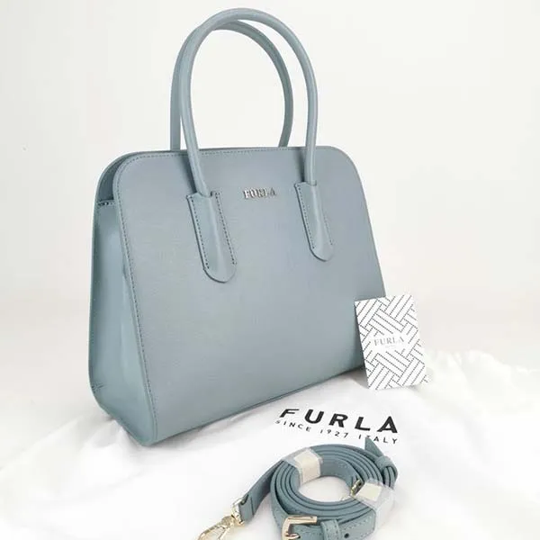 Túi Xách Furla Mae Handbag Màu Xanh