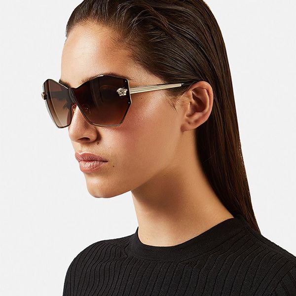Kính Mát Versace Glam Medusa Shield Sunglasses - 3