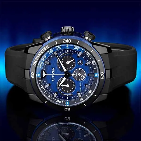 Đồng Hồ Citizen Ecosphere Eco-Drive Chronograph Men's Watch CA4155-12L