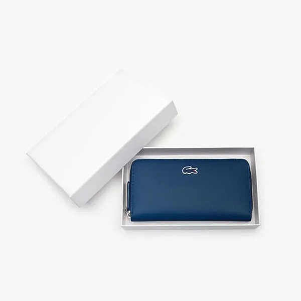 Ví Lacoste Cartera De Mujer L.12.12 Concept Petit Màu Xanh Navy