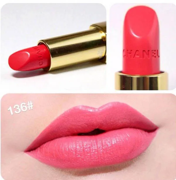 Son Chanel Rouge Allure Màu 136 Mélodieuse Màu Hồng Coral