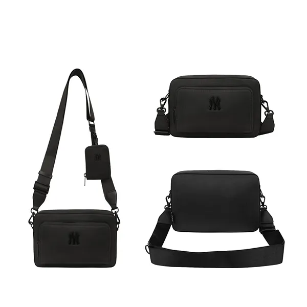Túi Đeo Chéo MLB Industrial Crossbody Black 32BGDI111-50L Màu Đen