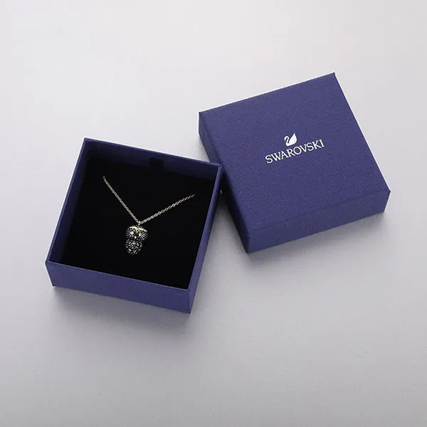 Dây Chuyền Swarovski Women's Imitation Crystal Necklace Ladylike Owl Design Necklace Accessory