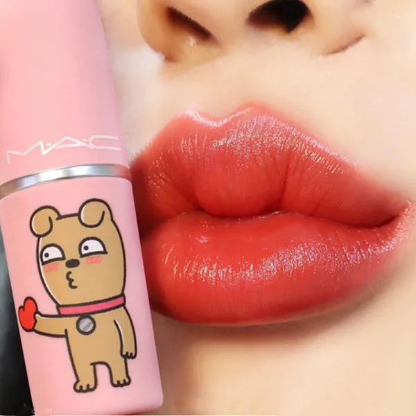 Son MAC Here’s A Hug Đỏ Cam Trầm - Kakao Friends Limited - Son Môi - Vua Hàng Hiệu