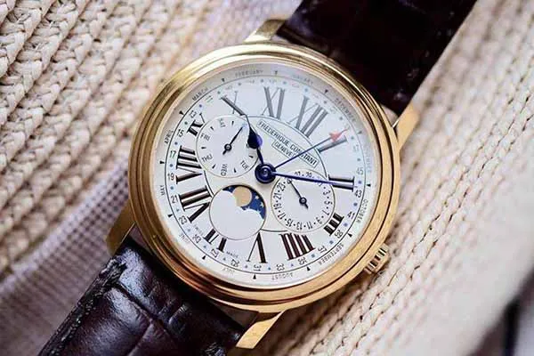 Đồng Hồ Frederique Constant Classics Business Timer Moon Phase Watch FC-270EM4P5