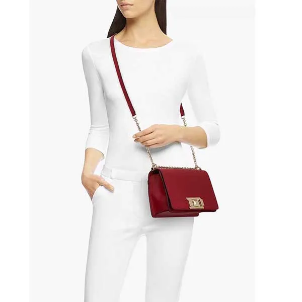 Túi Đeo Chéo Furla Mimi Mini Leather Cross Body Bag Ciliegia