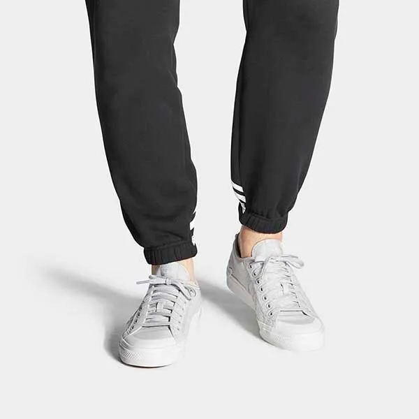 Giày Adidas Nizza Oversize Heel Logo EF5714 Màu Trắng Xám