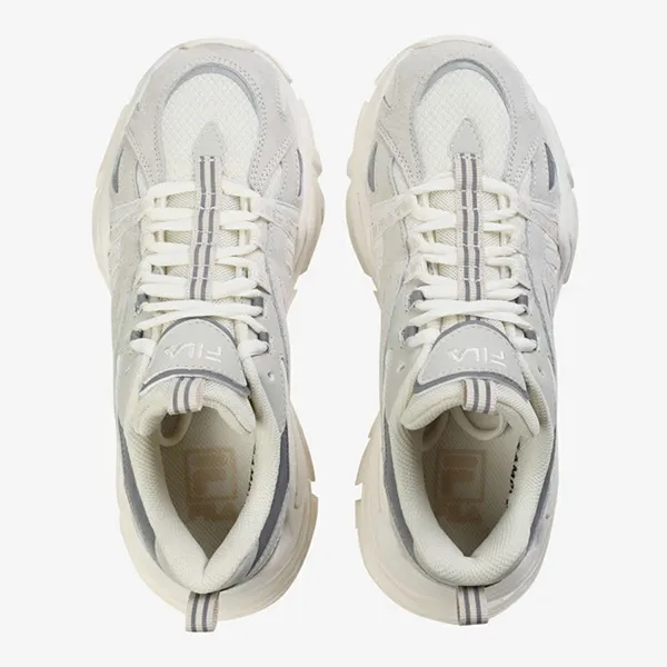 Giày Thể Thao Fila Interlation Off White Màu Trắng Xám Size 39
