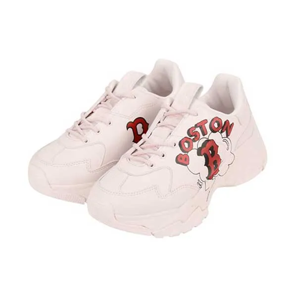 Giày MLB Big Ball Chunky Boston Red Sox 32SHCL111-43P Màu Hồng Nhạt Size 245