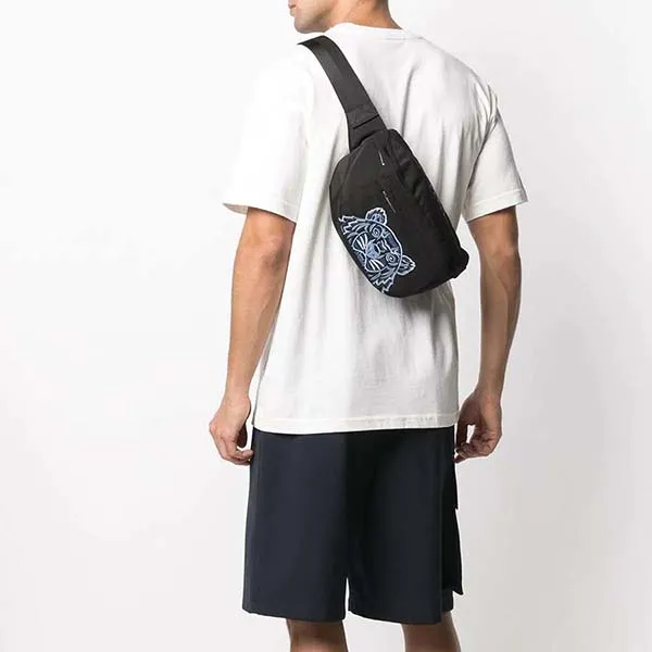 Túi Kenzo Embroidered Tiger Belt Bag Màu Đen