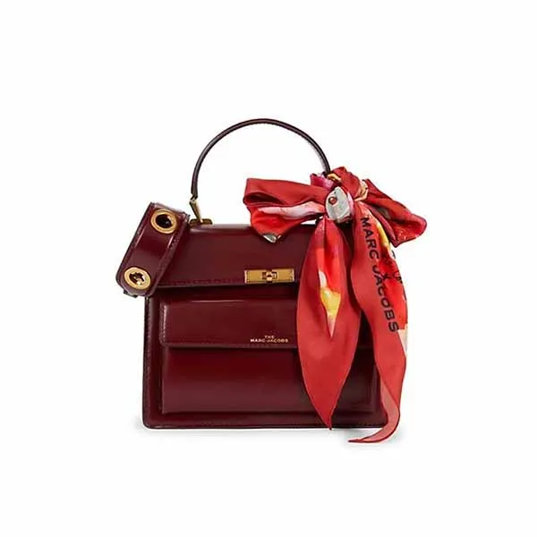 Túi Xách Marc Jacobs The Uptown Leather Satchel Màu Đỏ