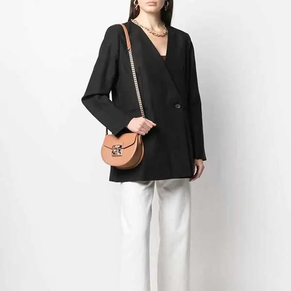 Túi Đeo Chéo Furla Metropolis Top Handle Nero Màu Nâu