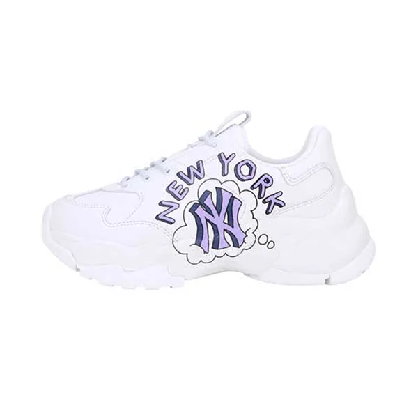 Giày MLB Big Ball Chunky New York Yankees 32SHCL111-50S Màu Trắng Size 245