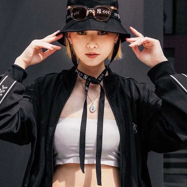 Mũ MLB Bucket NY Symbol Black Màu Đen