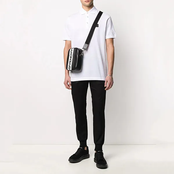 Áo Phông Dolce & Gabbana D&G DG Patch Polo Shirt Màu Trắng Size XS