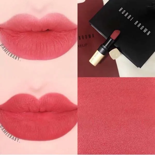 Son Bobbi Brown Luxe Matte Cheeky Peach Màu Hồng Đào - Son Môi - Vua Hàng Hiệu