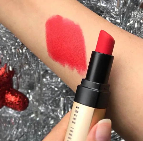 Son Bobbi Brown Luxe Matte Màu Fever Pitch Màu Đỏ Cam - Son Môi - Vua Hàng Hiệu